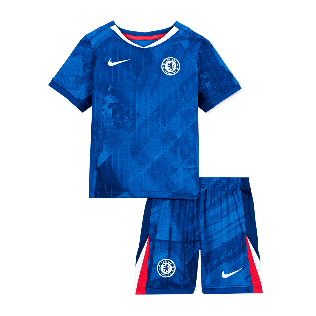 Base Kit Bambino Chelsea Casa 2025/26 - 2 Pezzi