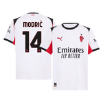 Maglia Replica AC Milan Trasferta MODRIĆ #14 Uomo 2025/26