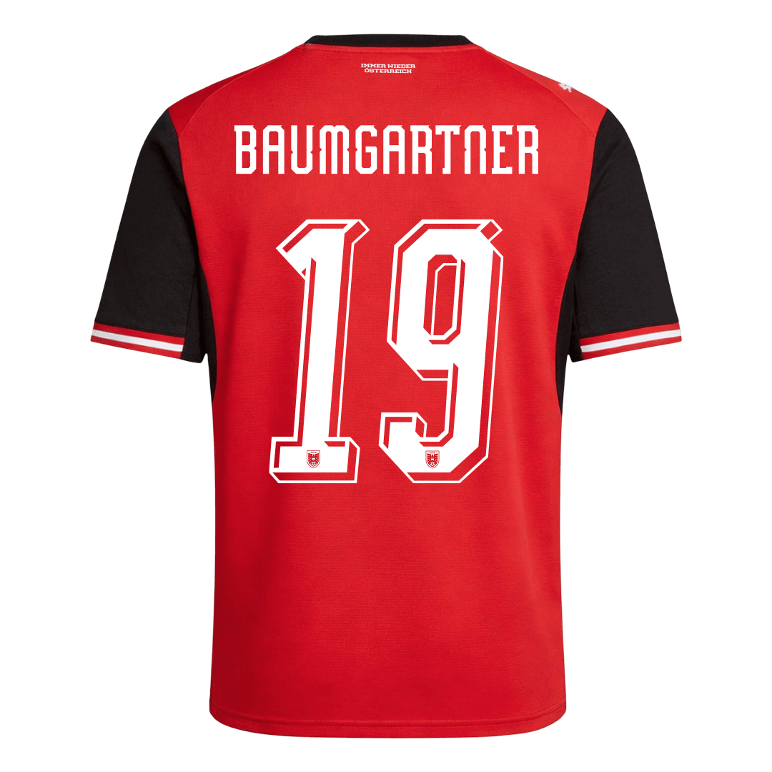 Maglia Replica Austria Casa BAUMGARTNER #19 Uomo 2026