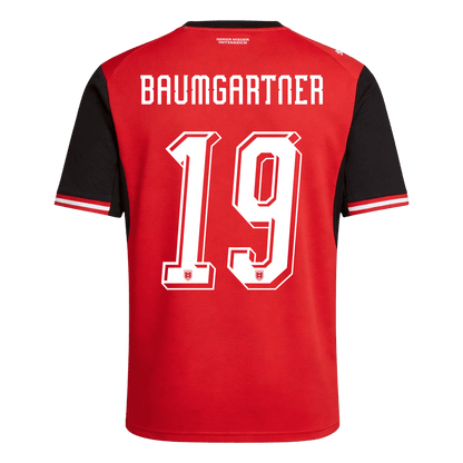 Maglia Replica Austria Casa BAUMGARTNER #19 Uomo 2026