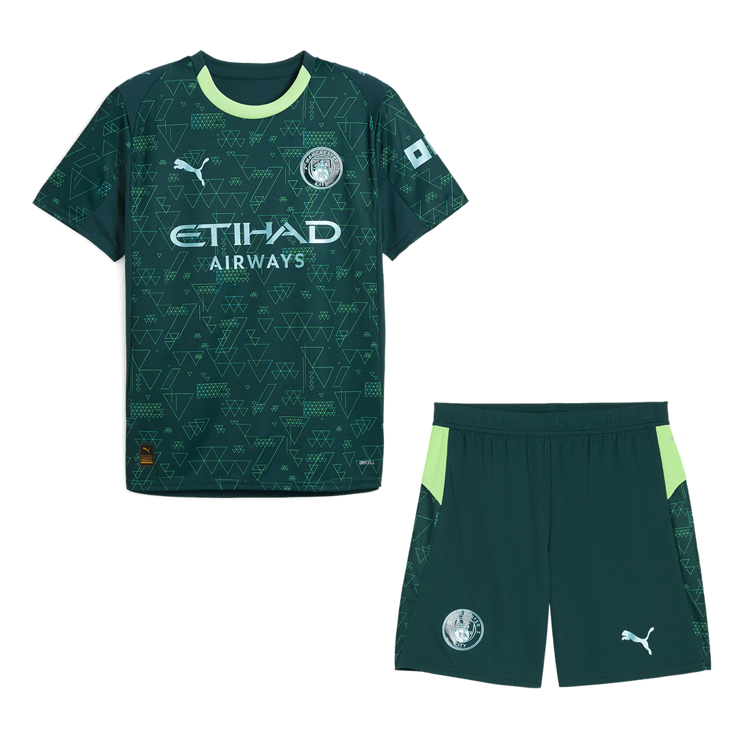 Completo Base Manchester City Quarta Uomo 2025/26 - 2 Pezzi
