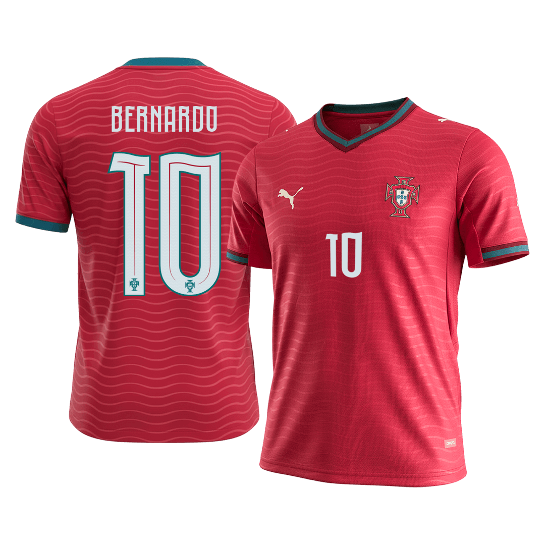 Maglia Replica Portogallo Casa BERNARDO #10 Uomo 2026