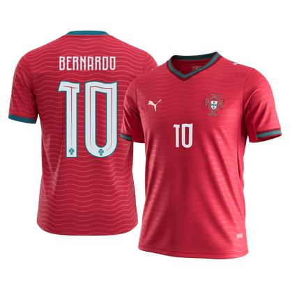 Maglia Replica Portogallo Casa BERNARDO #10 Uomo 2026