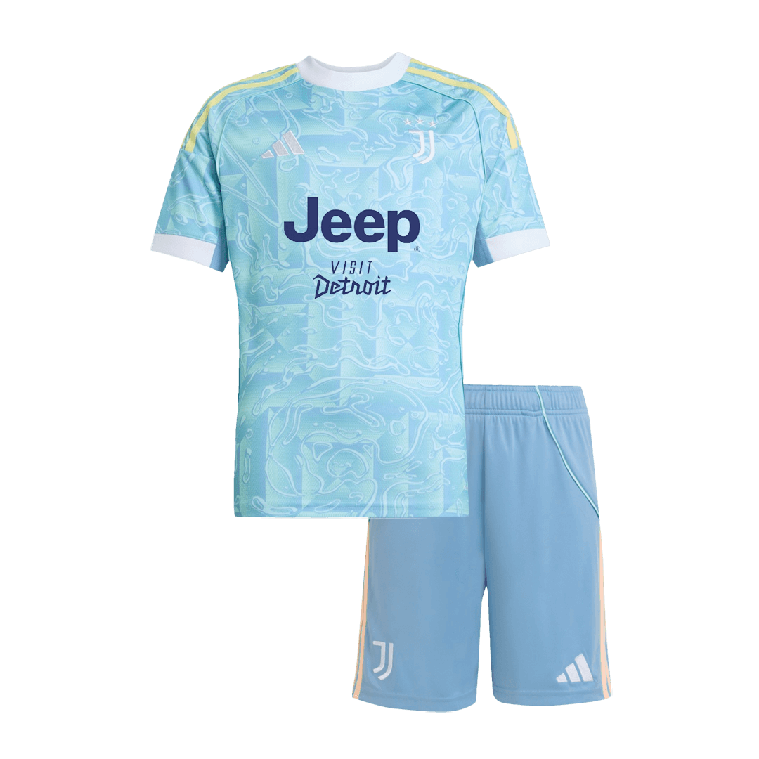 Base Kit Bambino Juventus Trasferta 2025/26 - 2 Pezzi