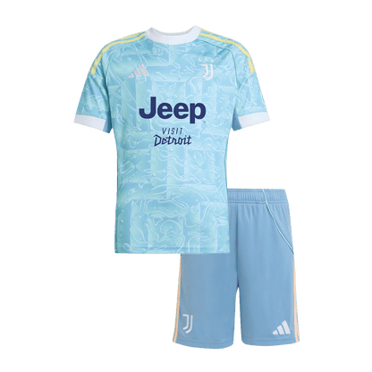 Base Kit Bambino Juventus Trasferta 2025/26 - 2 Pezzi
