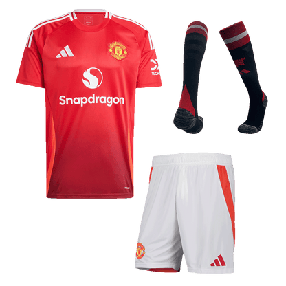 Kit Completo Manchester United Casa Uomo - 3 Pezzi