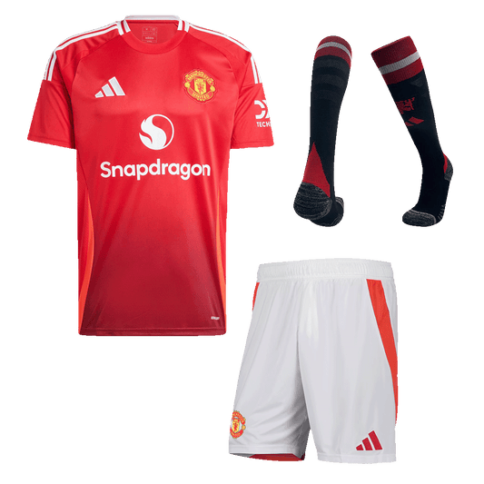 Kit Completo Manchester United Casa Uomo - 3 Pezzi