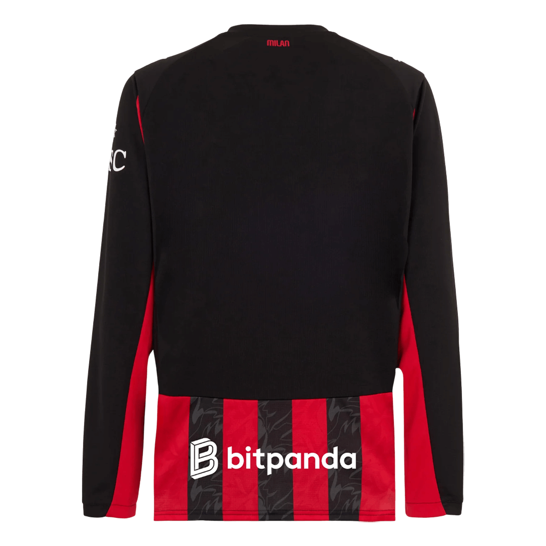 Maglia Gara AC Milan Uomo Casa Uomo 2025/26 - Manica Lunga