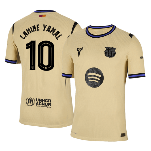 Maglia Gara Barcelona Trasferta LAMINE YAMAL #10 Uomo 2025/26 - UCL