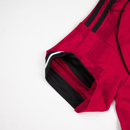 Completo Base Manchester United Casa Uomo 2025/26 - 3 Pezzi