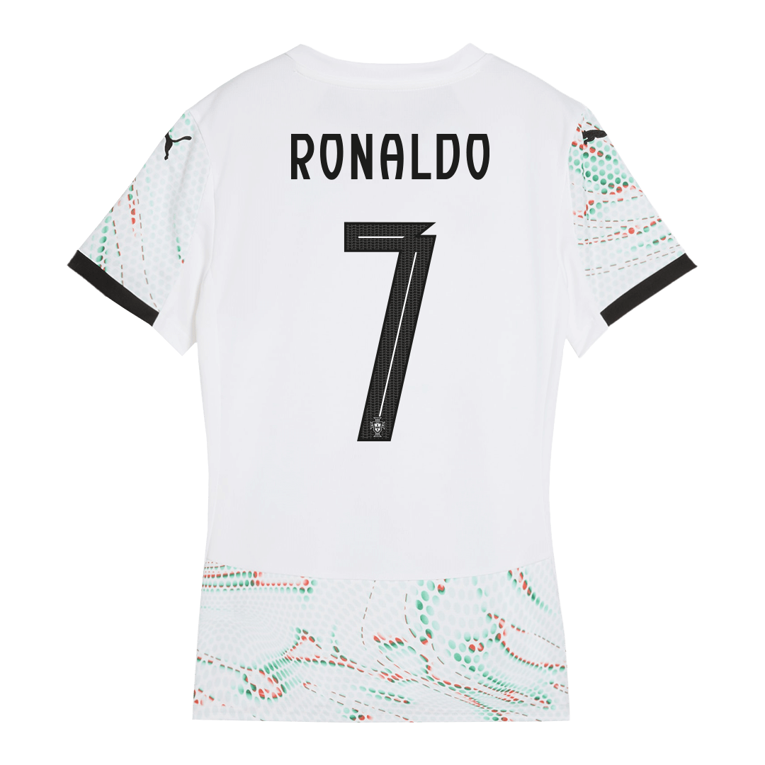 Maglia Replica Portugal Trasferta RONALDO #7 Donna 2025