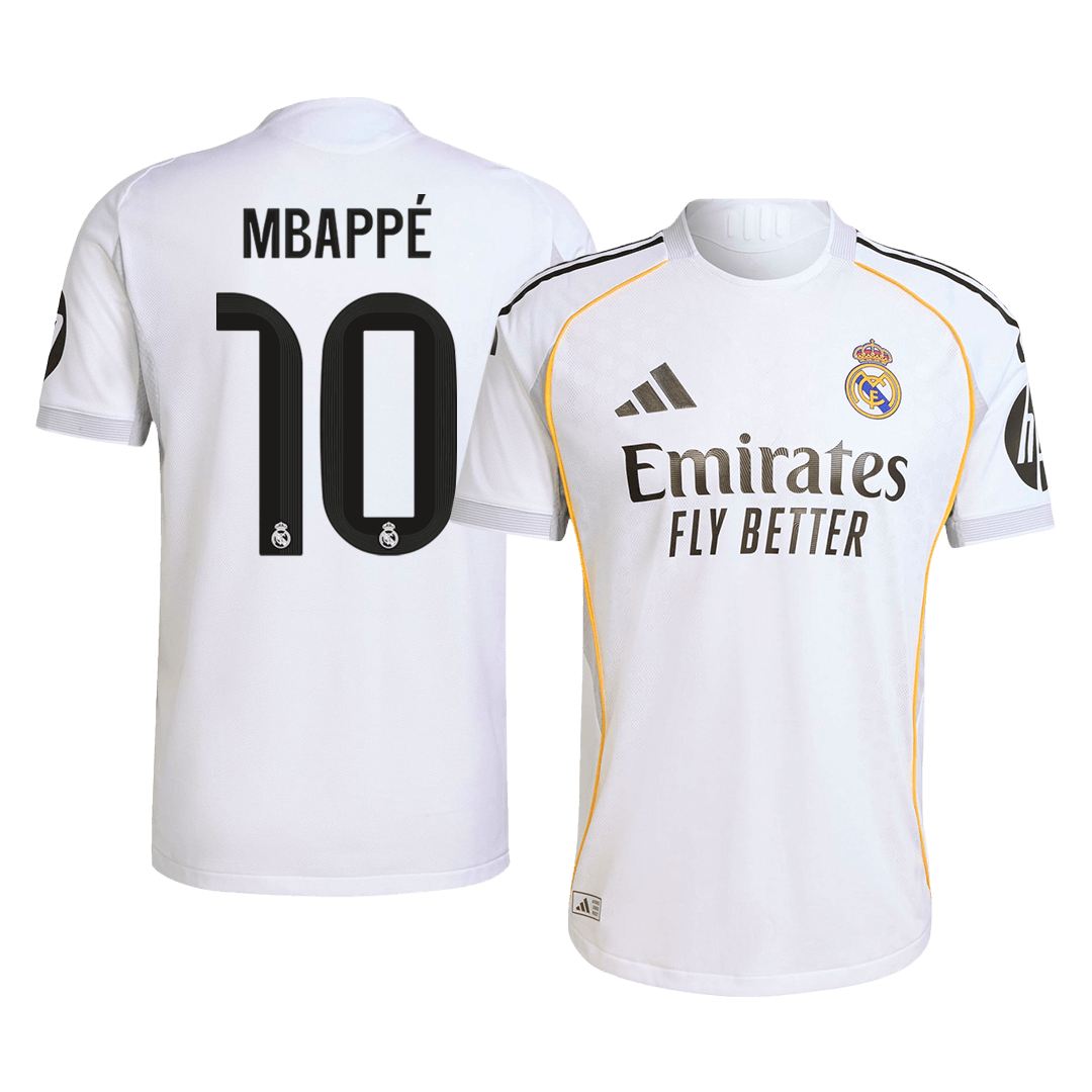 Maglia Gara Real Madrid Casa MBAPPÉ #10 Uomo 2025/26