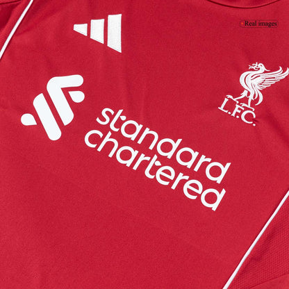 Kit Completo Liverpool Casa Uomo 2025/26 - 3 Pezzi