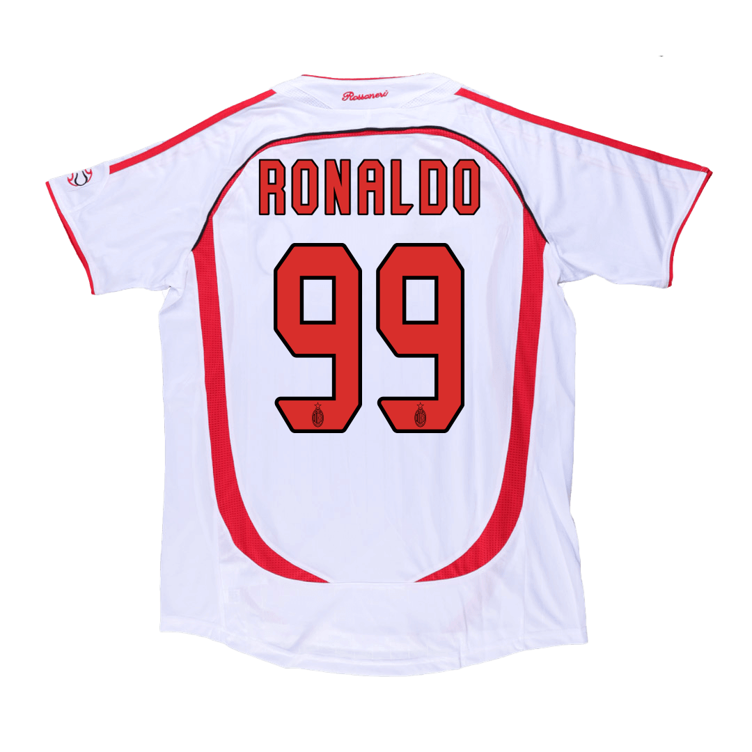 Maglia Retro AC Milan RONALDO #99 Trasferta 2006/07