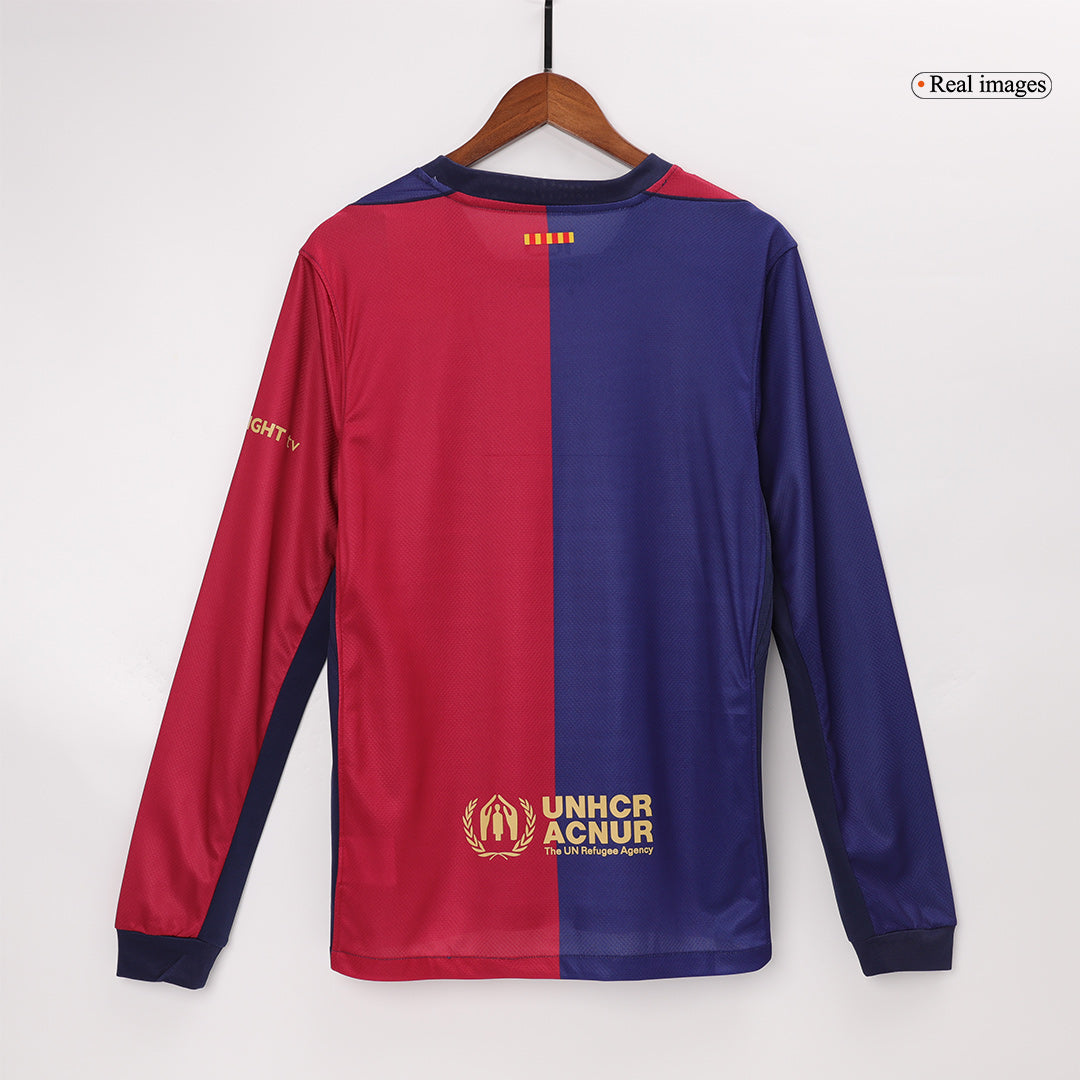 Maglia Replica Barcelona Casa Uomo 2024/25 - Manica Lunga