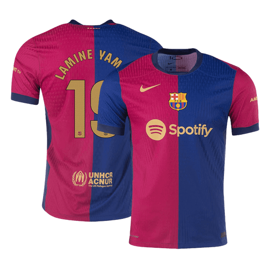 Maglia Gara Barcelona Casa LAMINE YAMAL #19 Uomo 2024/25