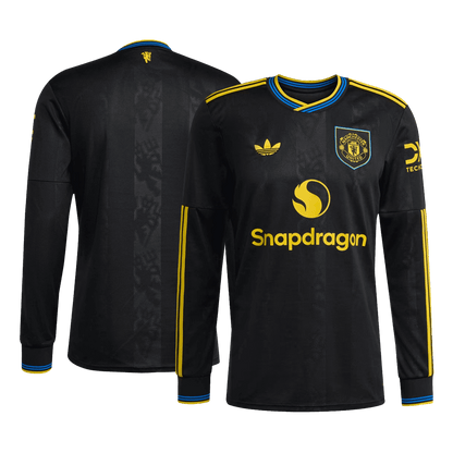 Maglia Replica Manchester United Terza Uomo 2025/26 - Manica Lunga