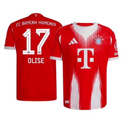 Maglia Gara Bayern Munich Casa OLISE #17 Uomo 2025/26
