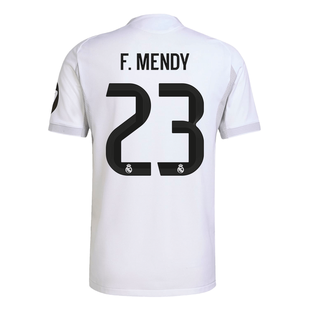 Maglia Gara Real Madrid Casa F.MENDY #23 Uomo 2025/26