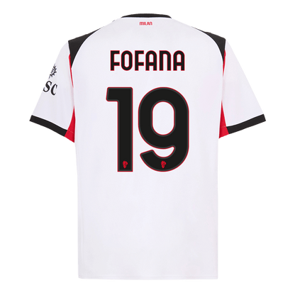 Maglia Replica AC Milan Trasferta FOFANA #19 Uomo 2025/26