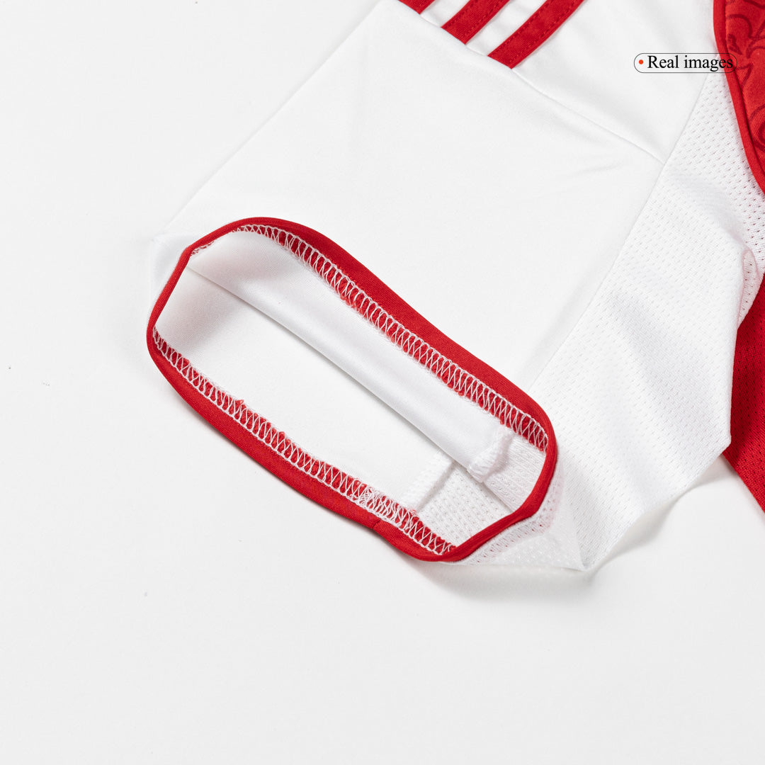 Maglia Replica Arsenal Casa SALIBA #2 Uomo 2025/26