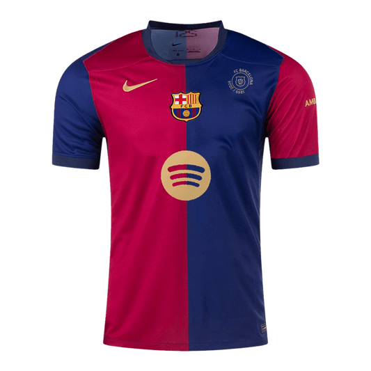 Maglia Replica Barcelona Casa Uomo Spotify Logo Without Text 2024/25 - 125 Anniversario