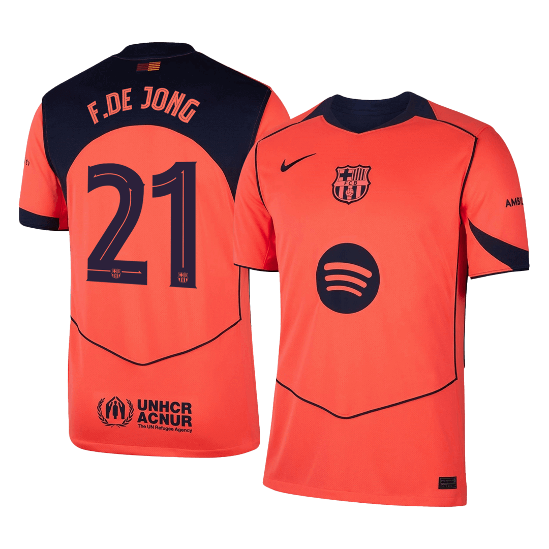 Maglia Replica Barcelona Terza F.DE JONG #21 Uomo 2025/26