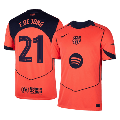 Maglia Replica Barcelona Terza F.DE JONG #21 Uomo 2025/26
