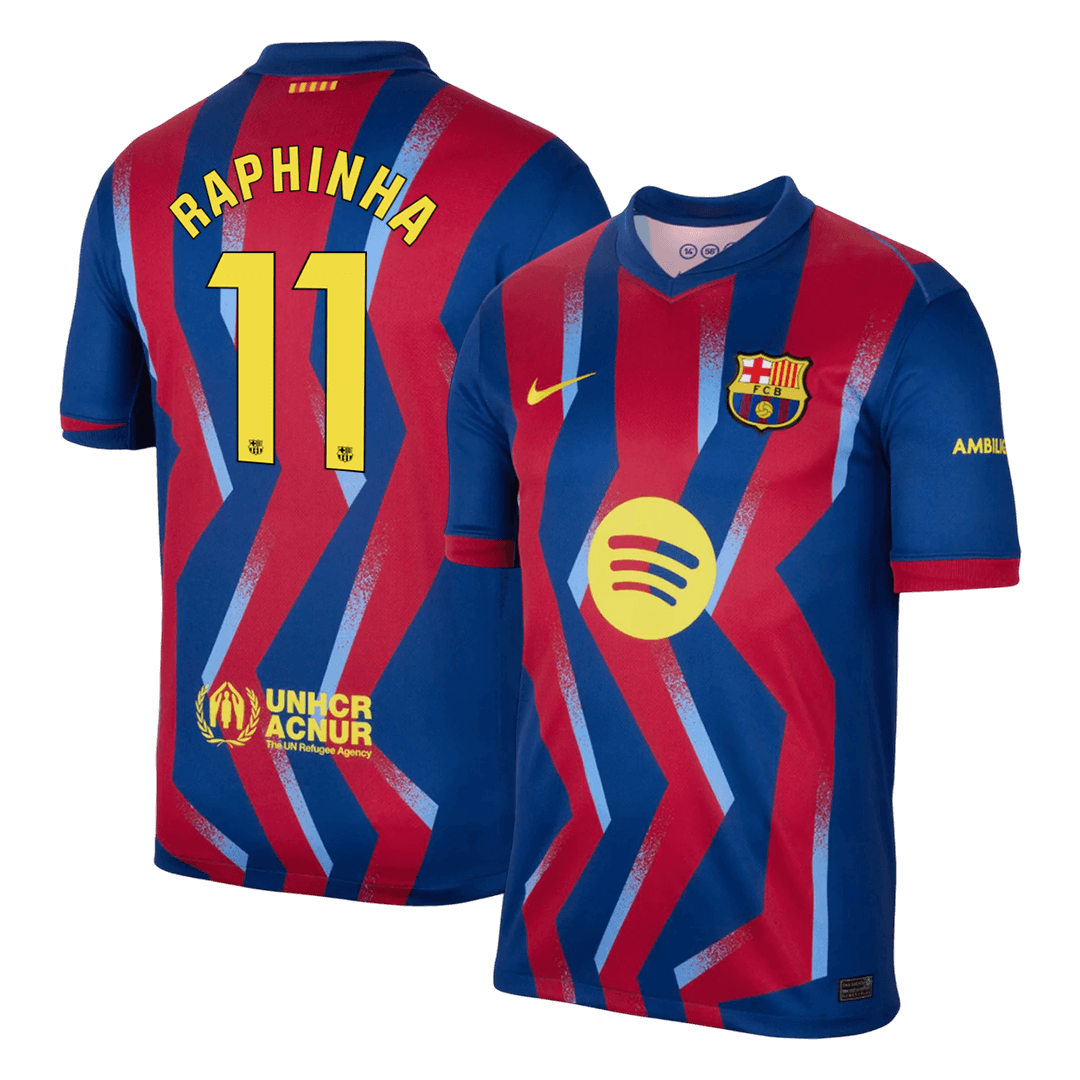 Maglia Replica Barcelona Quarta RAPHINHA #11 Uomo 2025/26
