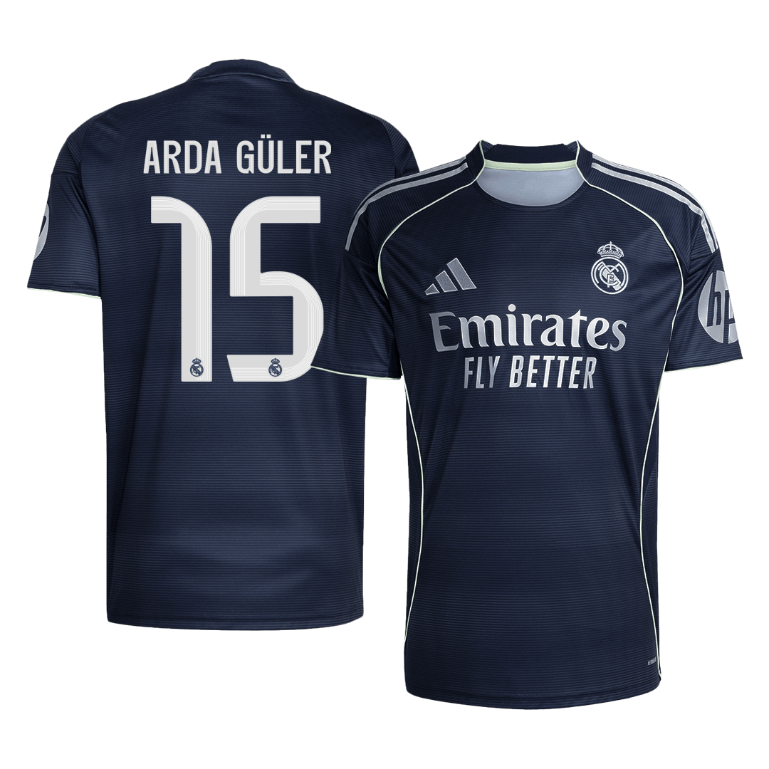Maglia Replica Real Madrid Trasferta ARDA GÜLER #15 Uomo 2025/26