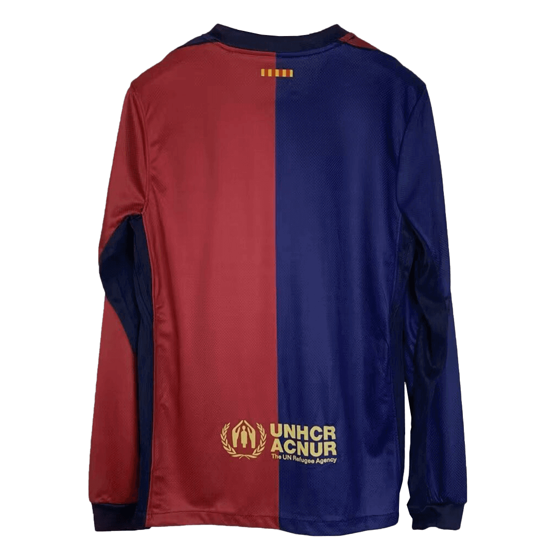 Maglia Replica Barcelona Casa Uomo 2024/25 - Manica Lunga
