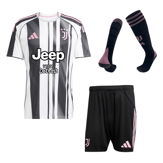 Kit Completo Juventus Casa Uomo 2025/26 - 3 Pezzi