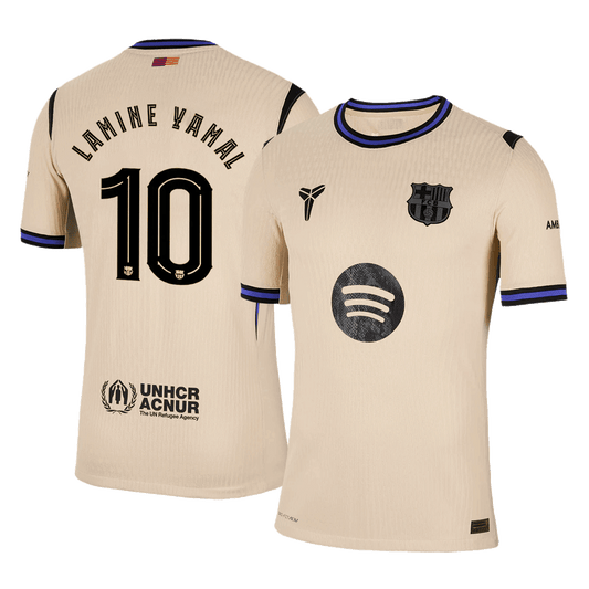 Maglia Gara Barcelona Trasferta LAMINE YAMAL #10 Uomo 2025/26