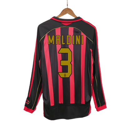 Maglia Retro AC Milan MALDINI #3 Casa 2006/07