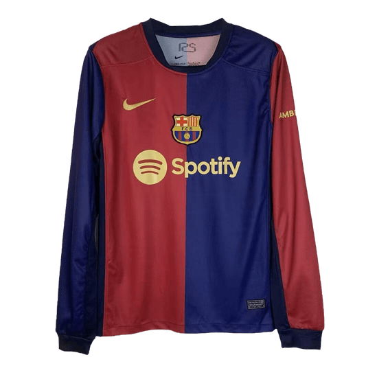Maglia Replica Barcelona Casa Uomo 2024/25 - Manica Lunga