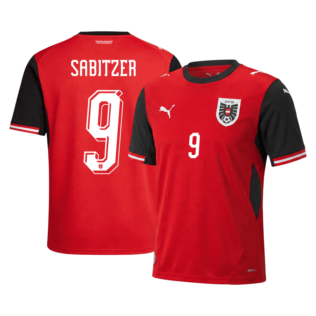 Maglia Replica Austria Casa SABITZER #9 Uomo 2026