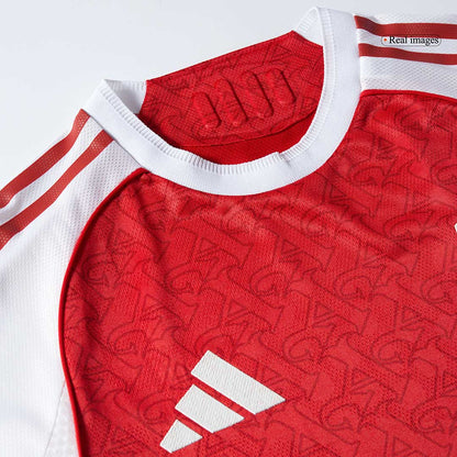 Maglia Gara Arsenal Casa SALIBA #2 Uomo 2025/26