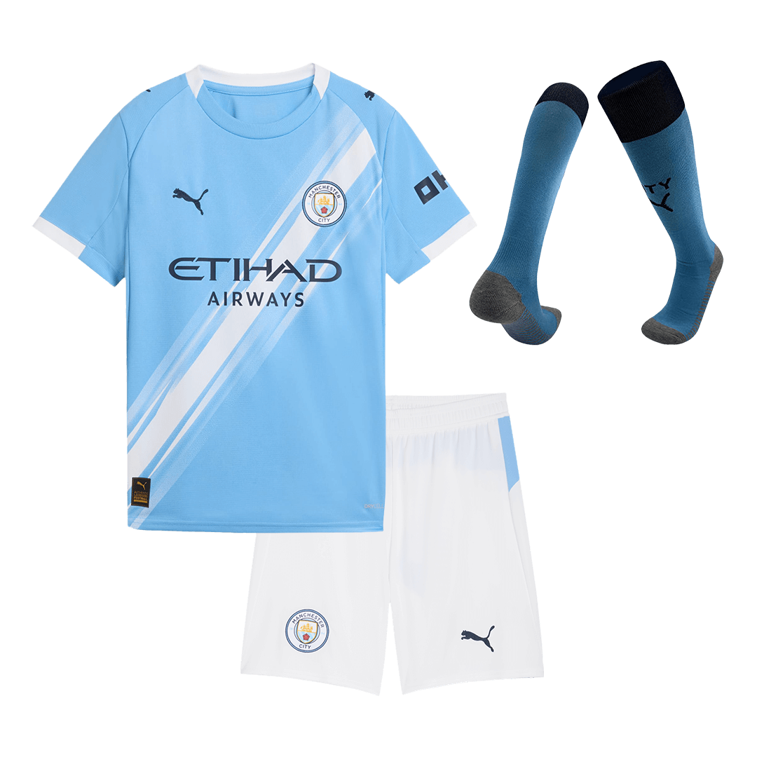 Completo Bambino Manchester City Casa 2025/26 - 3 Pezzi