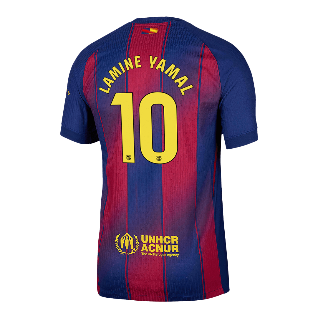 Maglia Gara Barcelona Casa LAMINE YAMAL #10 Uomo 2025/26