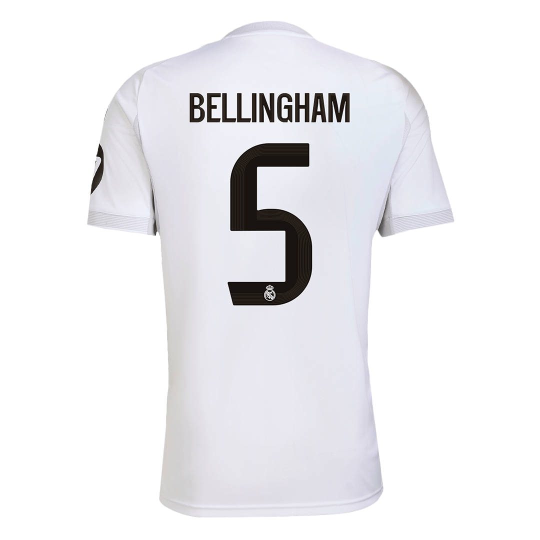 Maglia Replica Real Madrid Casa BELLINGHAM #5 Uomo 2025/26