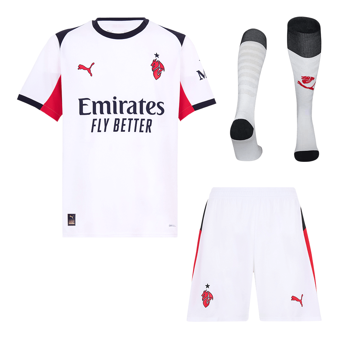 Kit Completo AC Milan Trasferta Uomo 2025/26 - 3 Pezzi