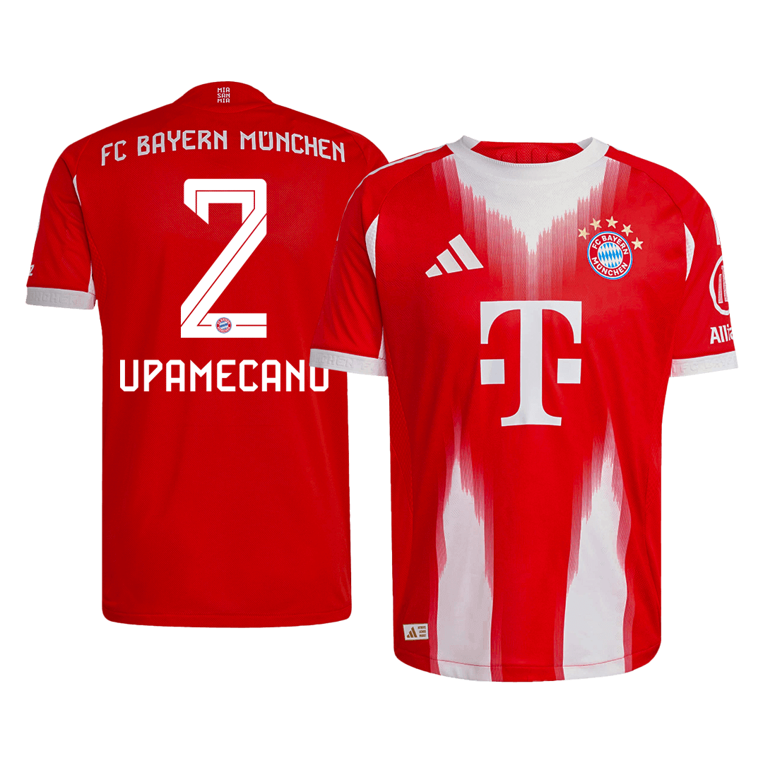 Maglia Gara Bayern Munich Casa UPAMECANO #2 Uomo 2025/26