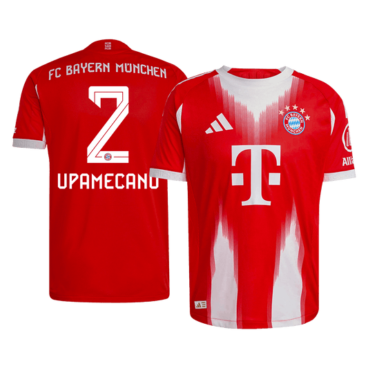 Maglia Gara Bayern Munich Casa UPAMECANO #2 Uomo 2025/26