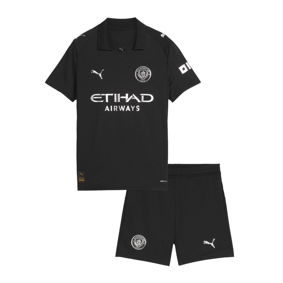 Base Kit Bambino Manchester City Trasferta 2025/26 - 2 Pezzi