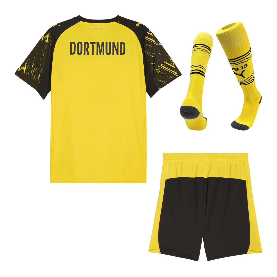 Kit Completo Borussia Dortmund Casa Uomo 2025/26 - 3 Pezzi