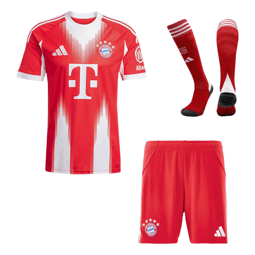 Kit Completo Bayern Munich Casa Uomo 2025/26 - 3 Pezzi