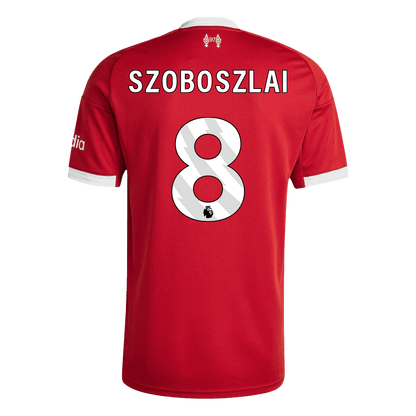 Maglia Replica Liverpool Casa SZOBOSZLAI #8 Uomo 2025/26