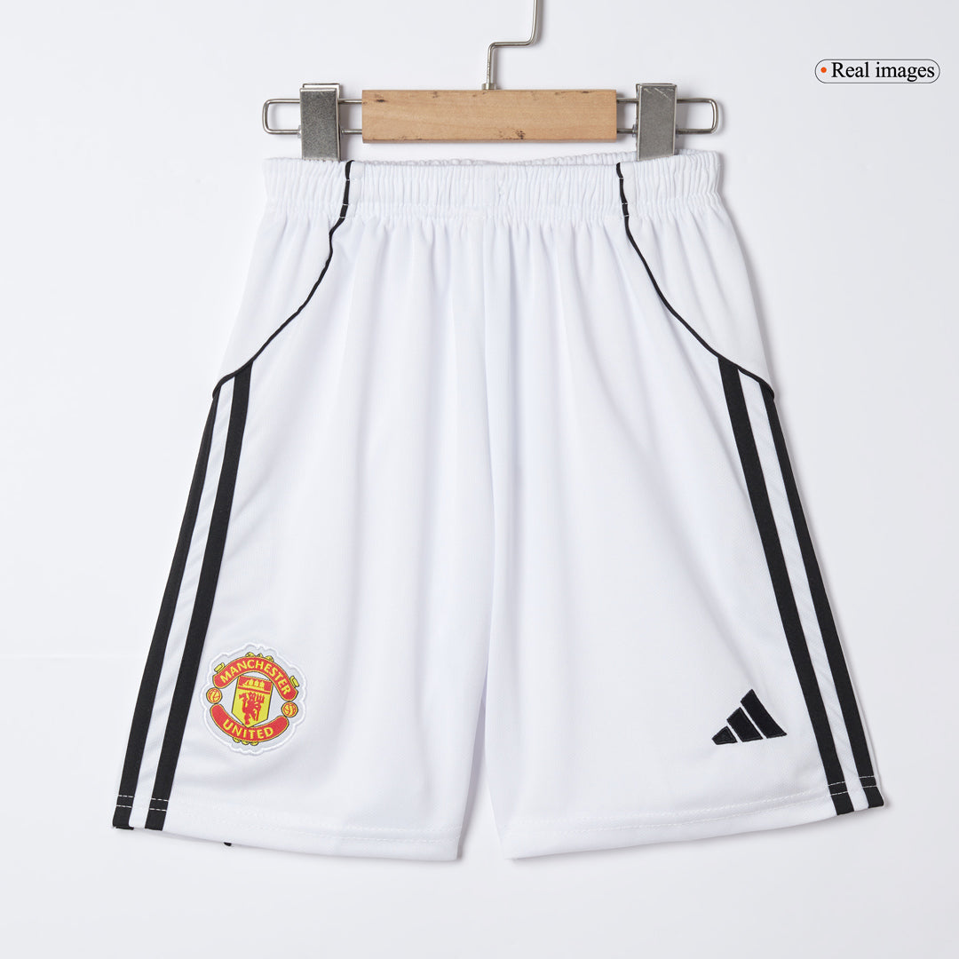 Completo Bambino Manchester United Casa 2025/26 - 3 Pezzi