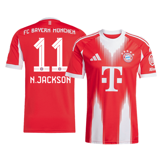 Maglia Replica Bayern Munich Casa N.JACKSON #11 Uomo 2025/26