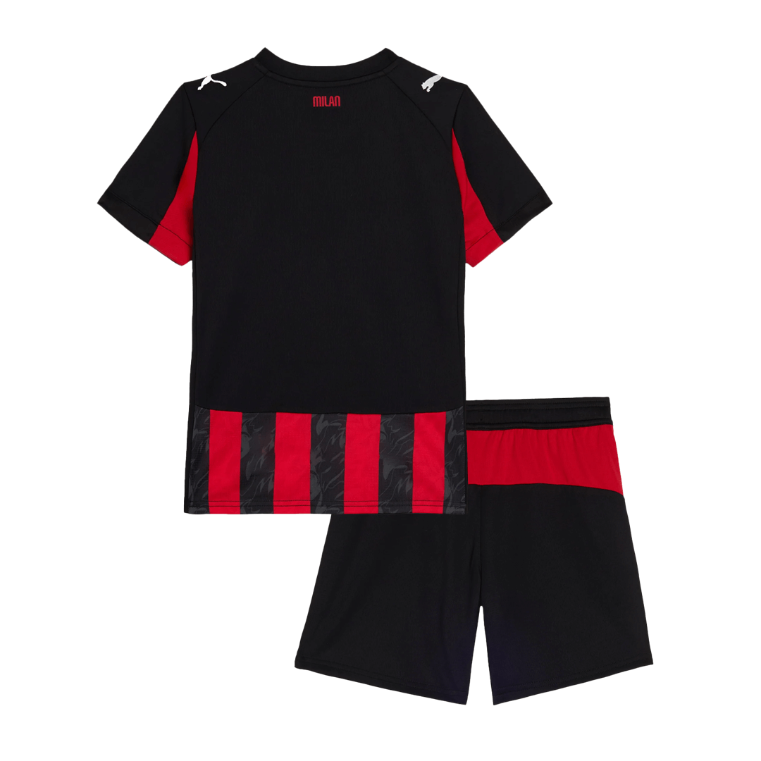 Base Kit Bambino AC Milan Casa 2025/26 - 2 Pezzi